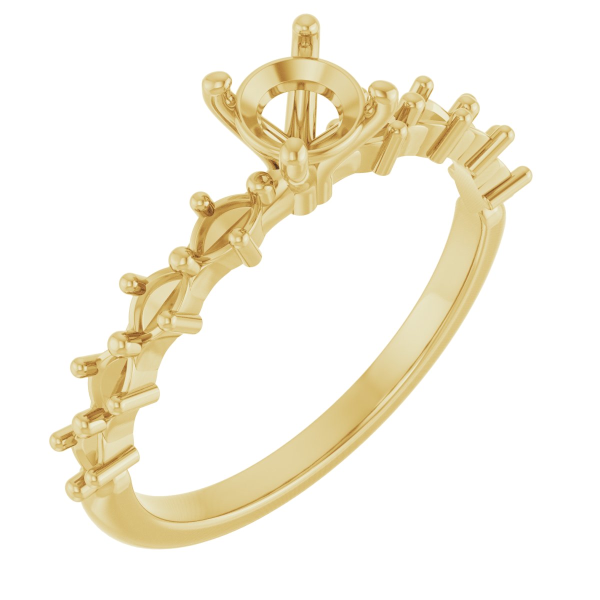 Accented Engagement Ring