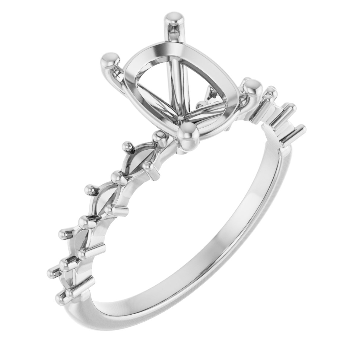 Accented Engagement Ring
