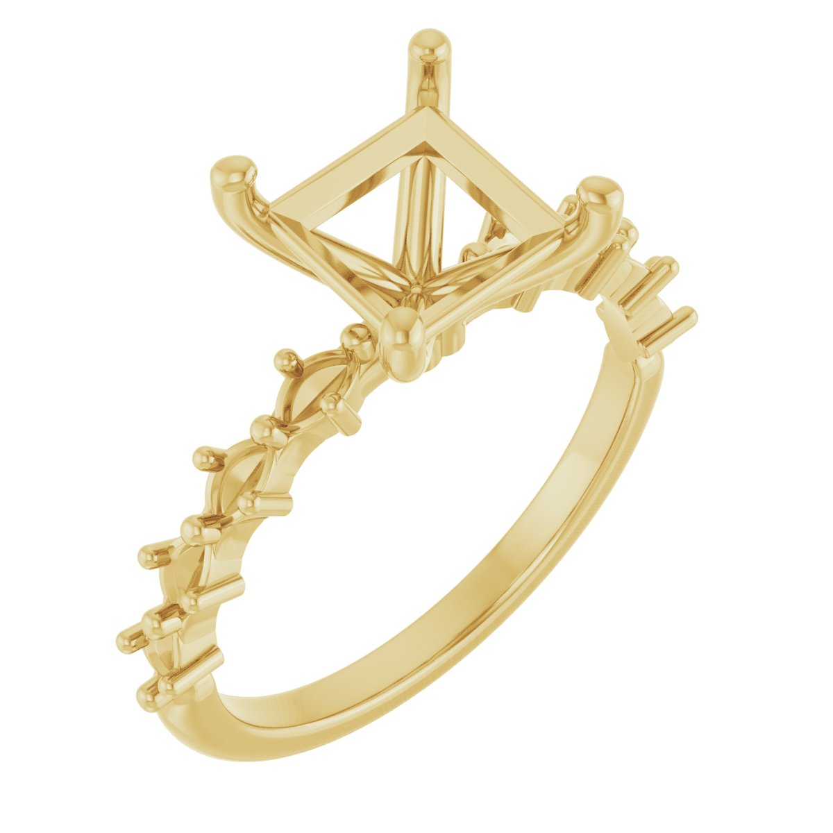 Accented Engagement Ring