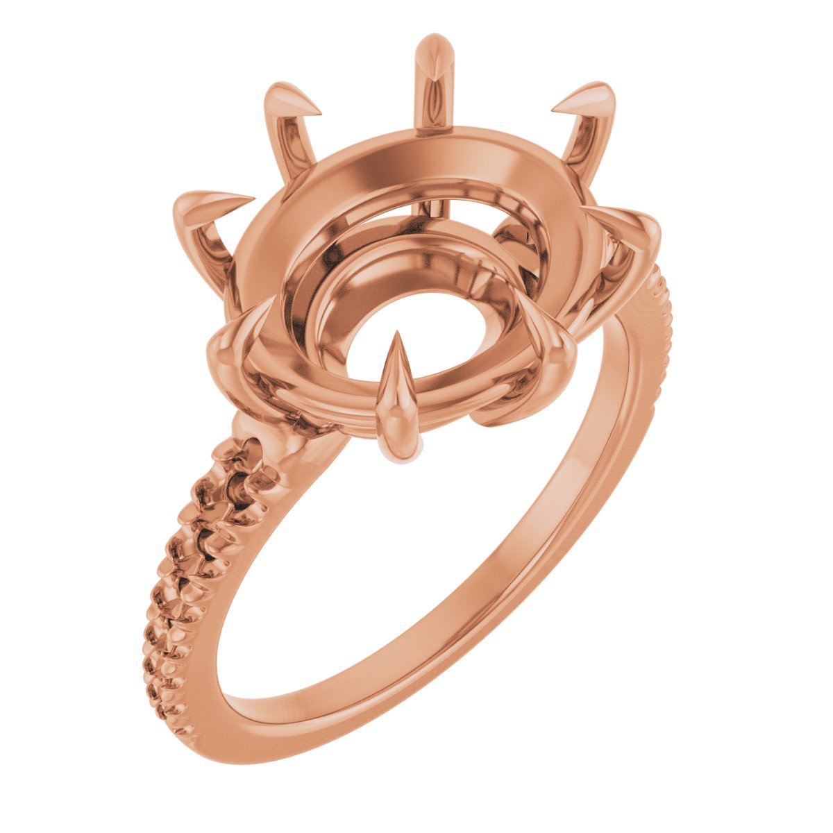 Claw-Prong Accented Ring