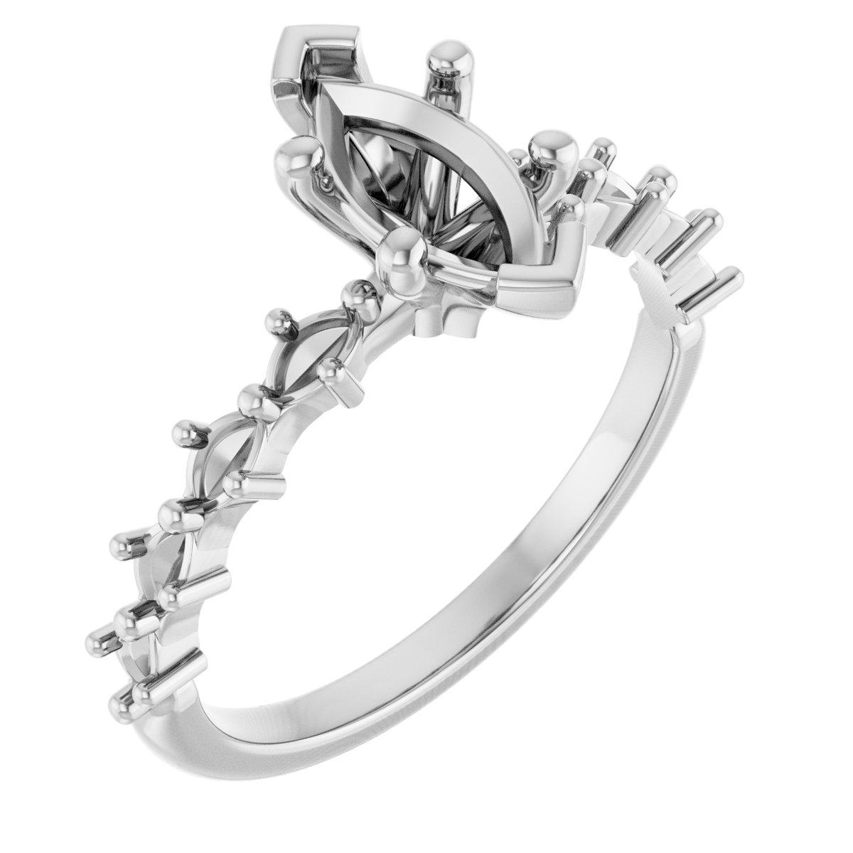 Accented Engagement Ring