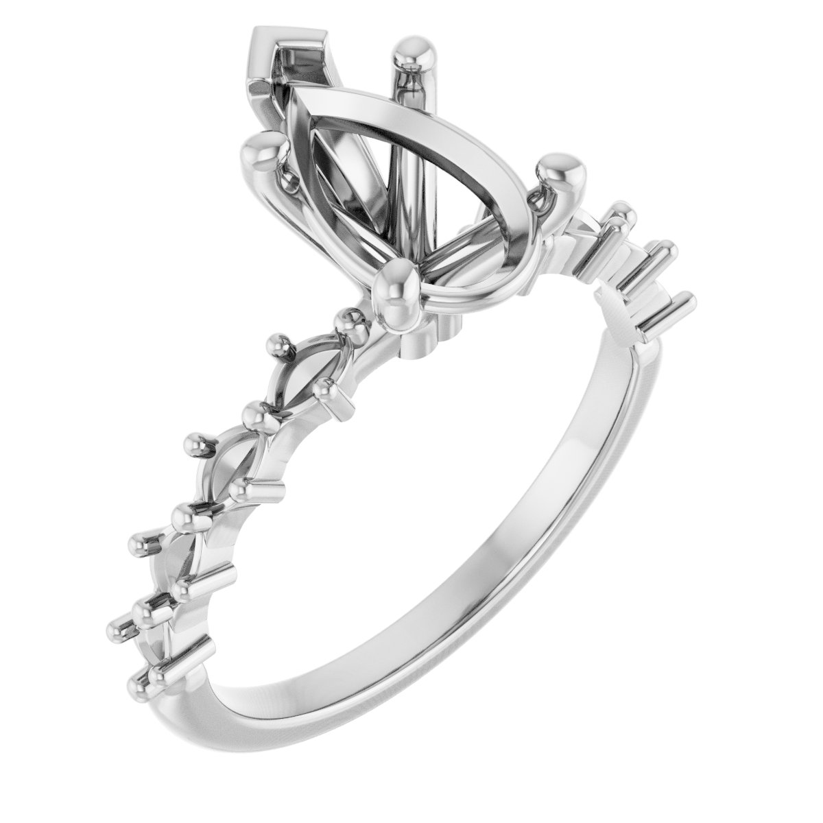 Accented Engagement Ring
