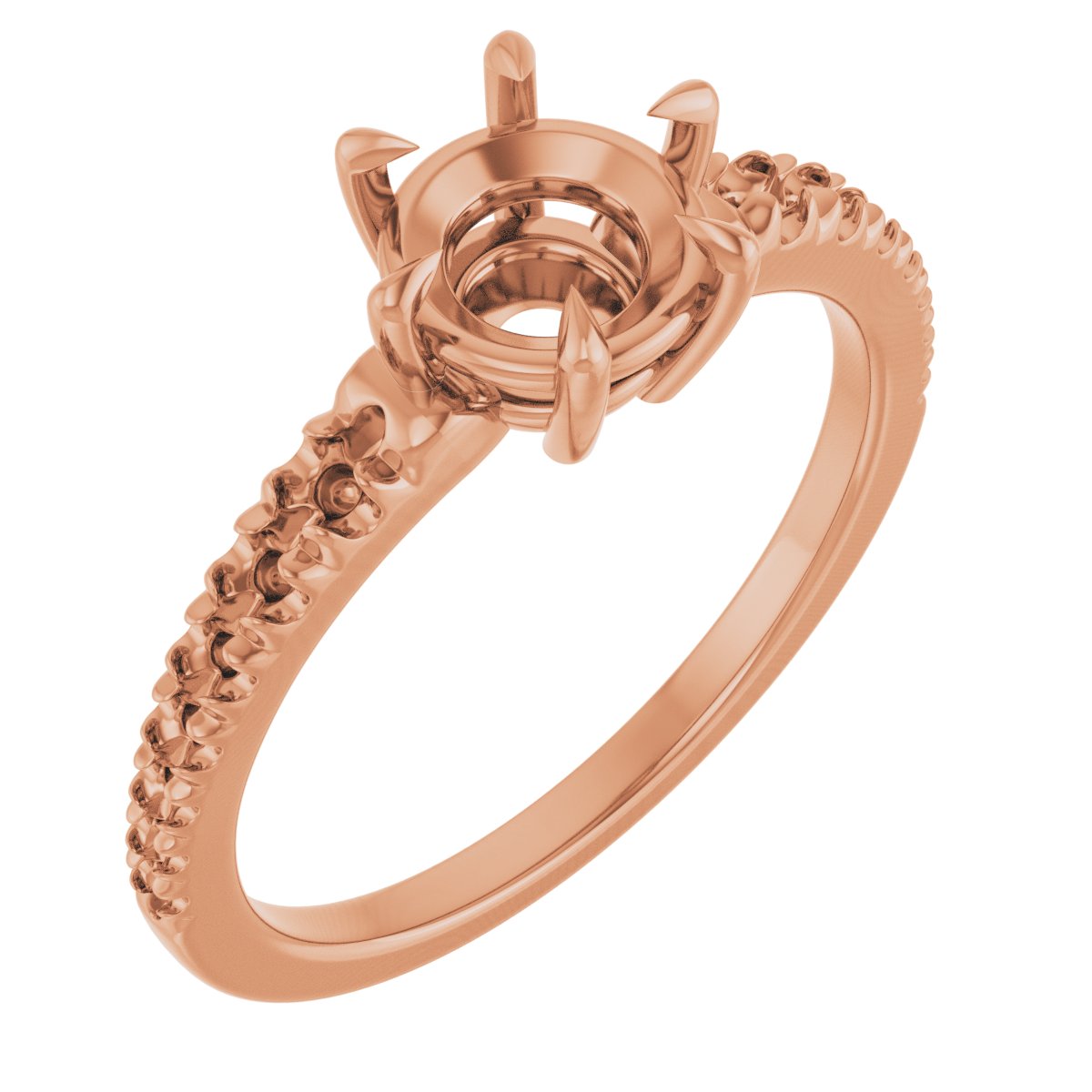 Claw-Prong Accented Ring