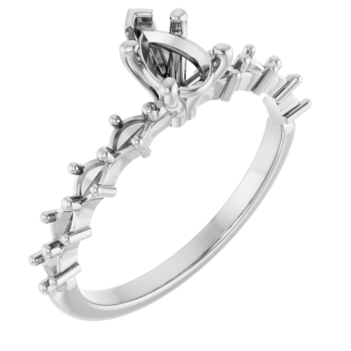 Accented Engagement Ring