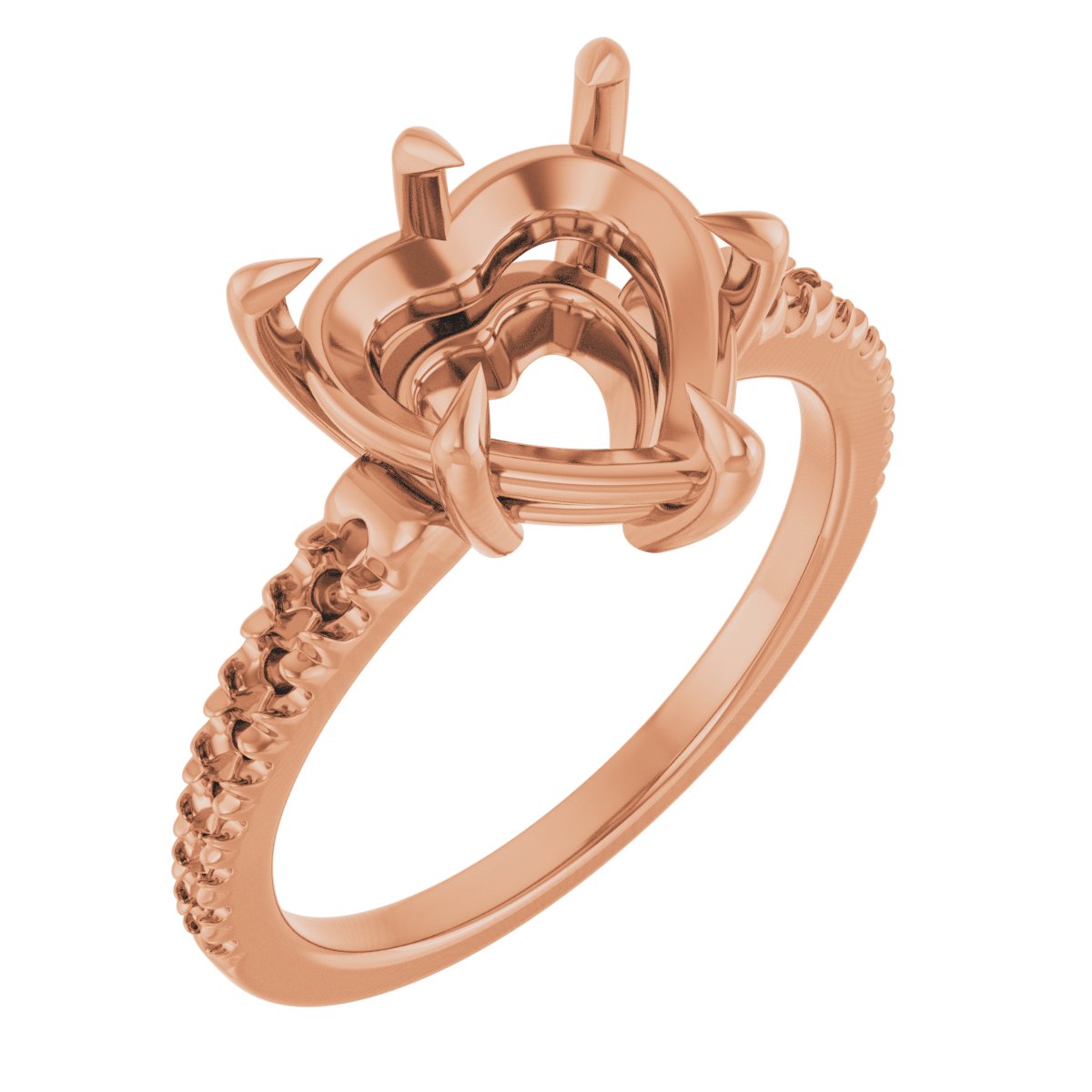 Claw-Prong Accented Ring