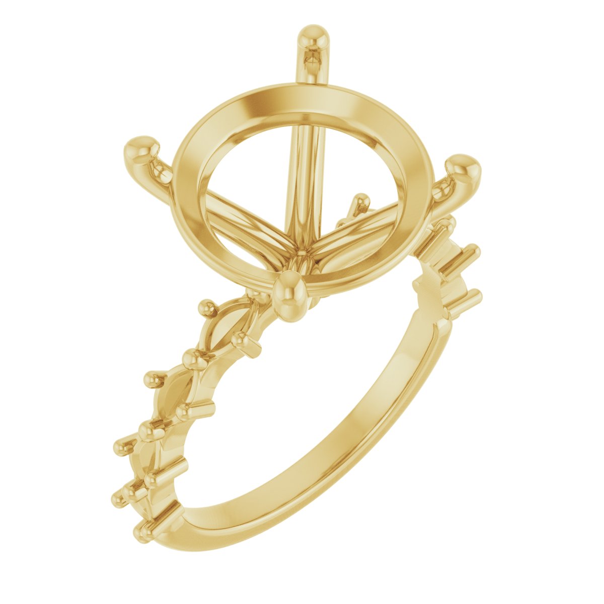 Accented Engagement Ring