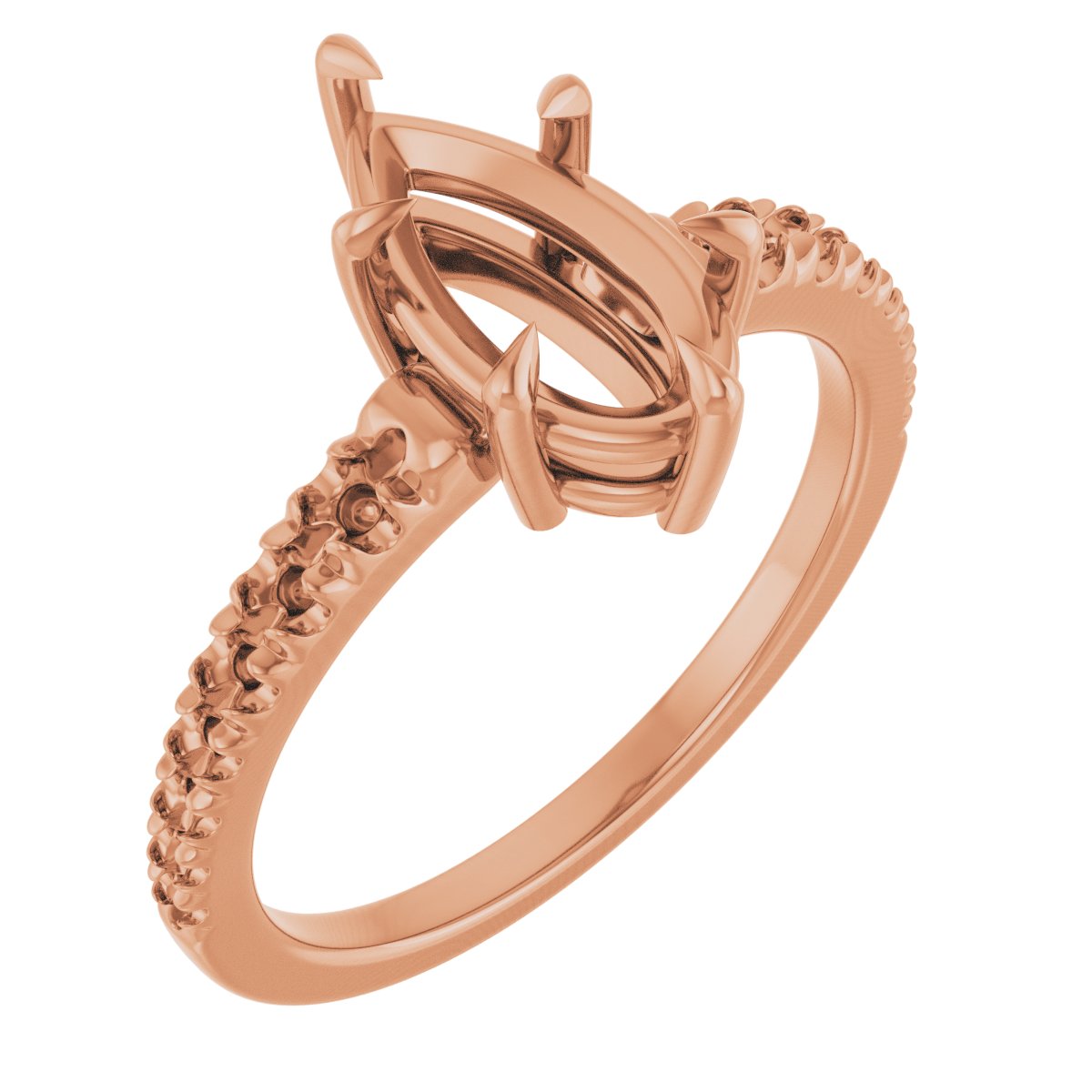 Claw-Prong Accented Ring