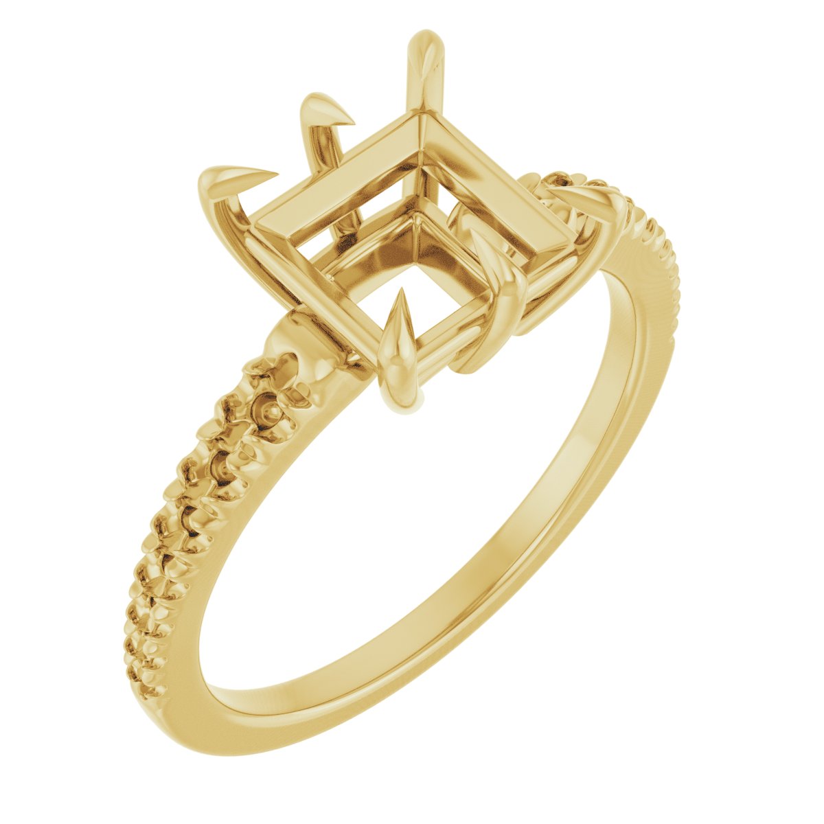 Claw-Prong Accented Ring