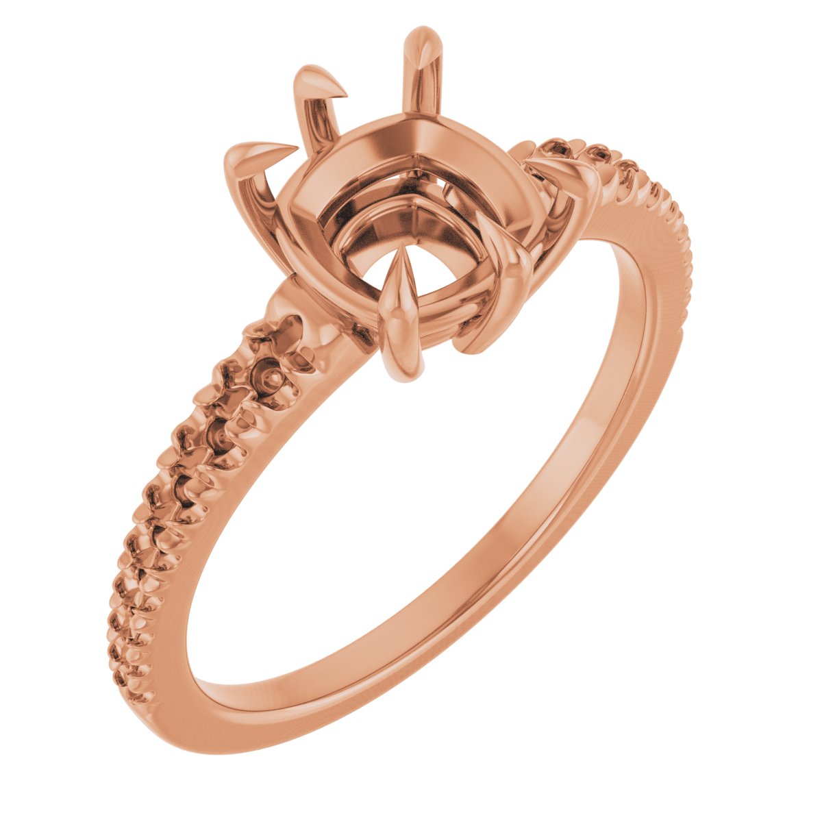 Claw-Prong Accented Ring