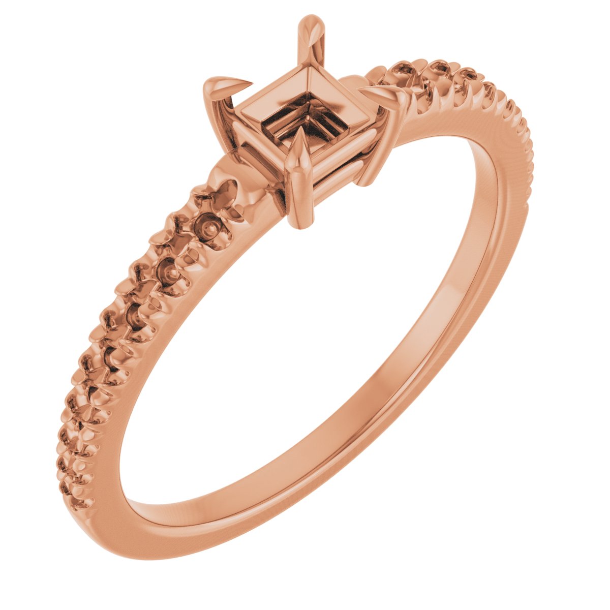 Claw-Prong Accented Ring