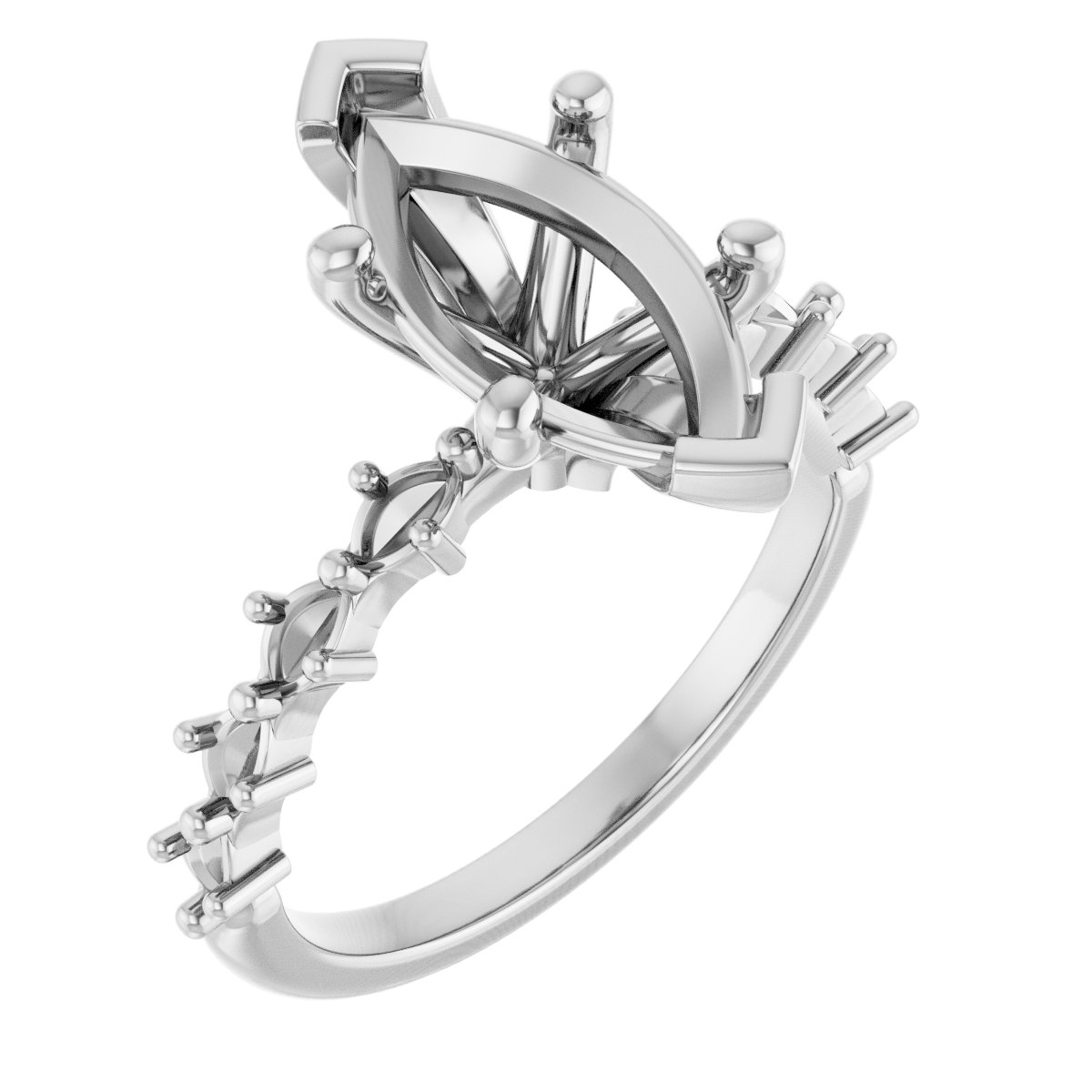 Accented Engagement Ring