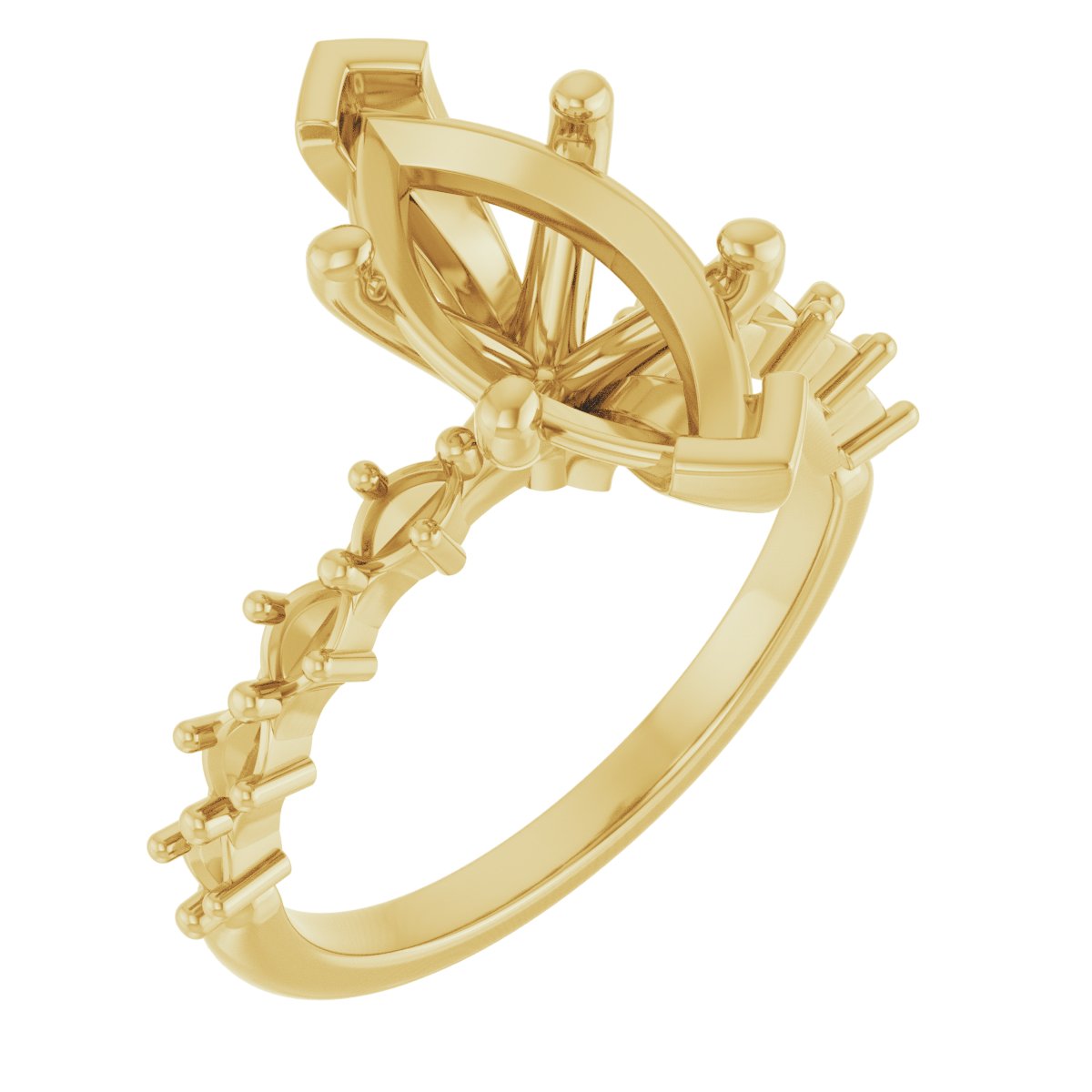 Accented Engagement Ring