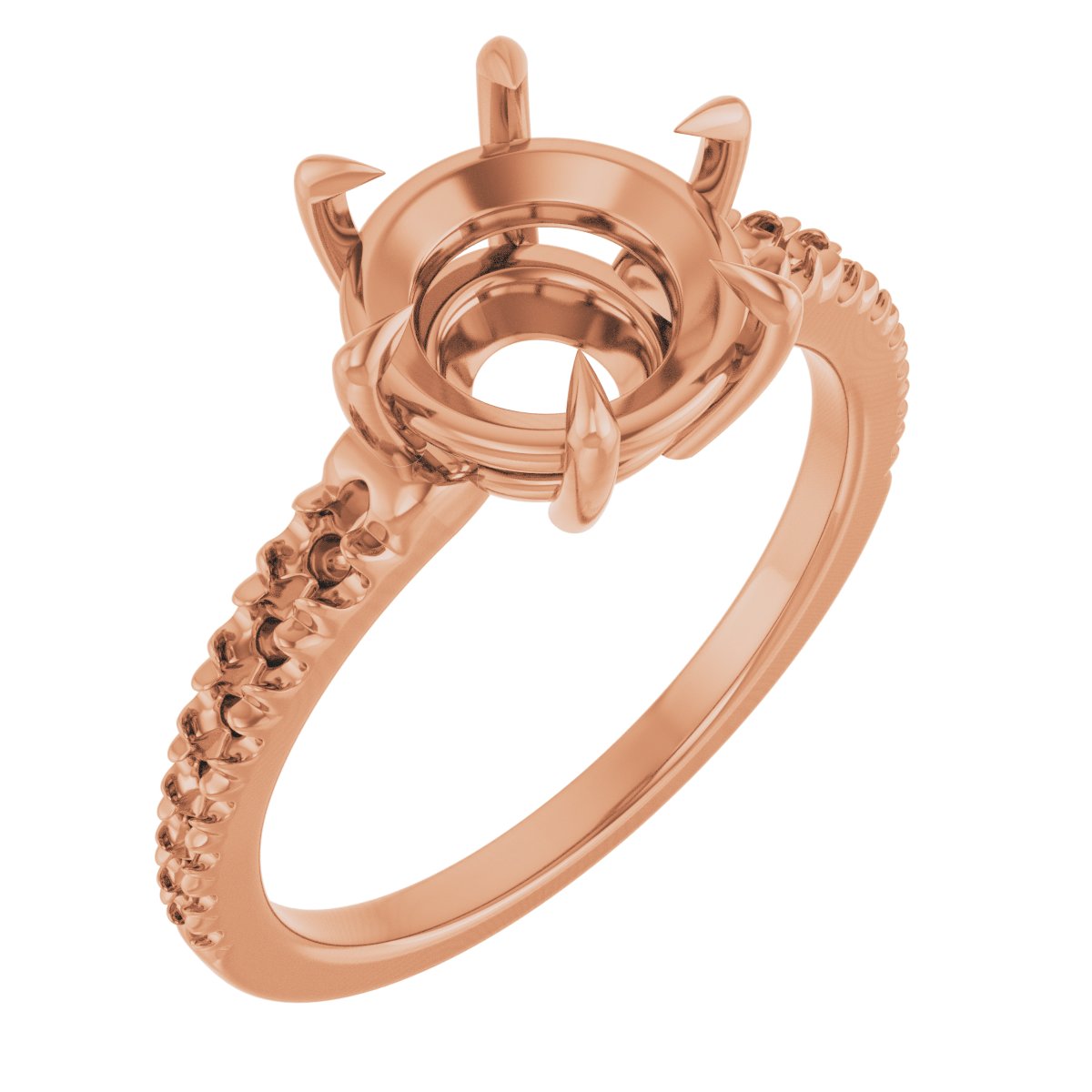 Claw-Prong Accented Ring