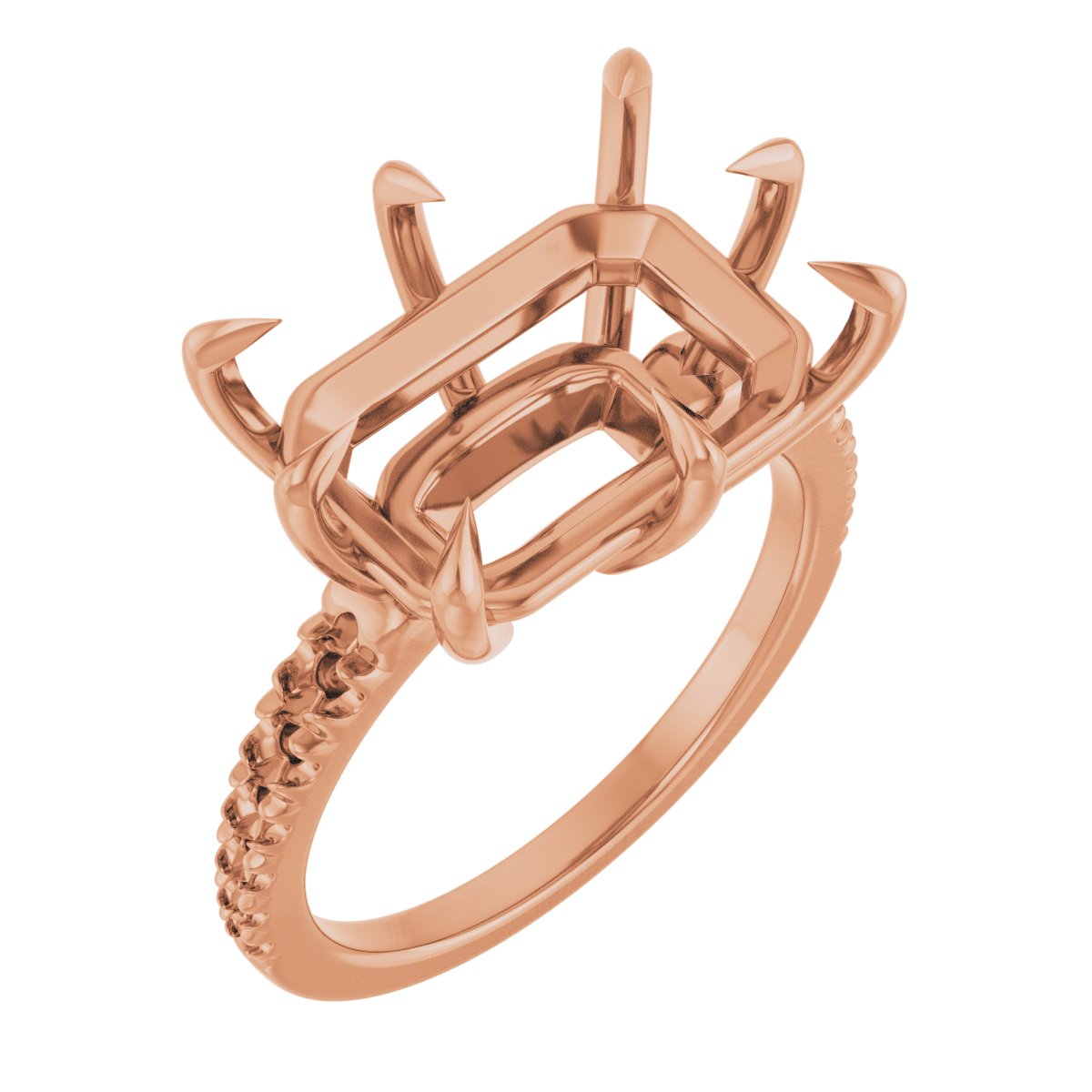 Claw-Prong Accented Ring