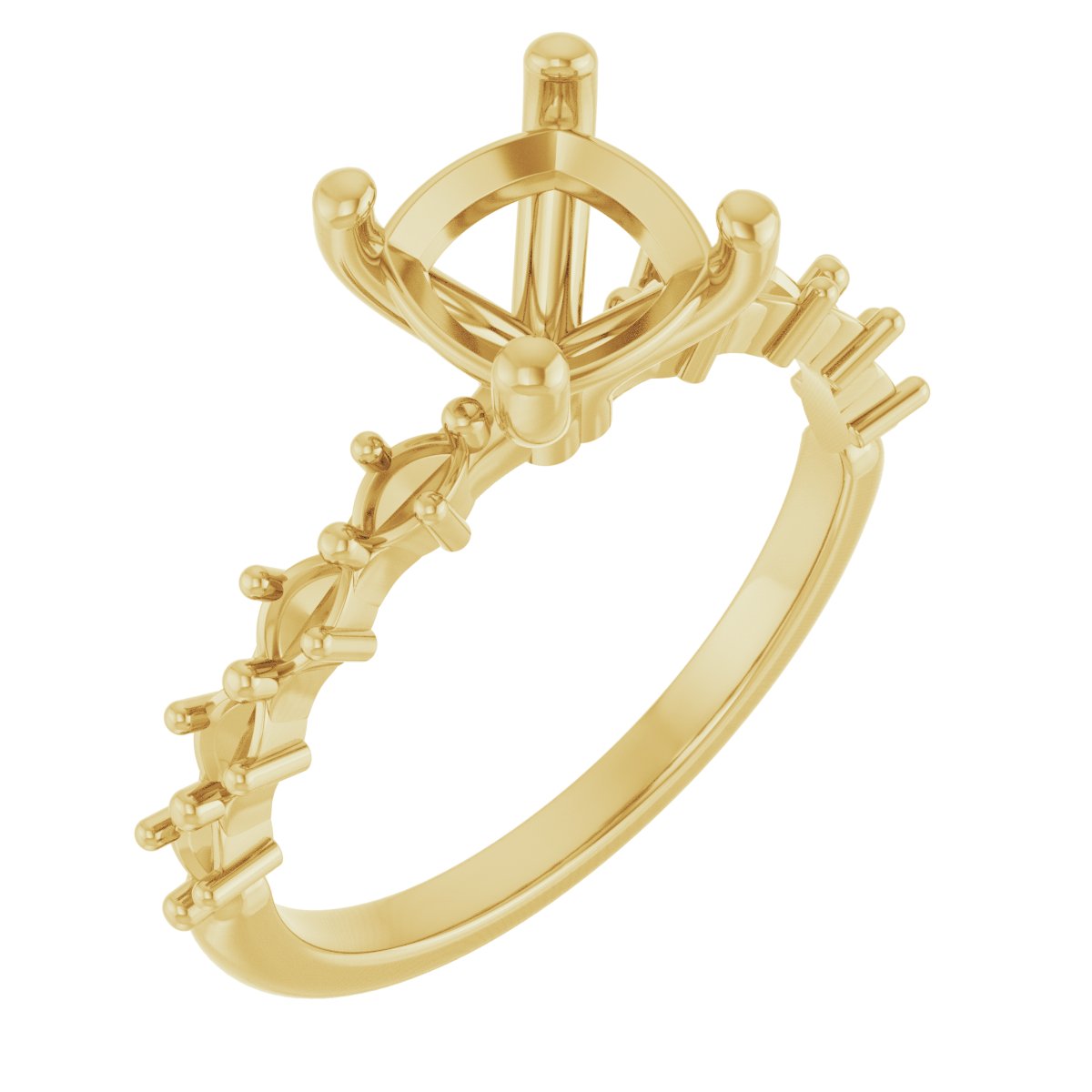 Accented Engagement Ring
