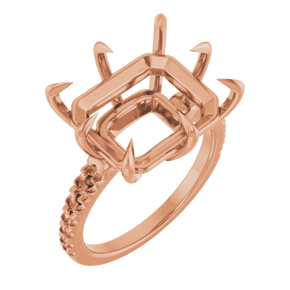 Claw-Prong Accented Ring