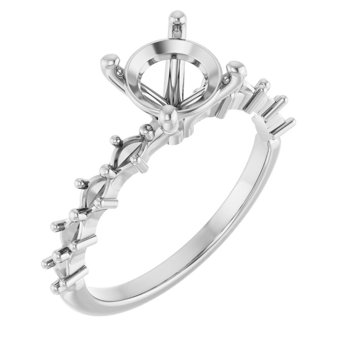 Accented Engagement Ring