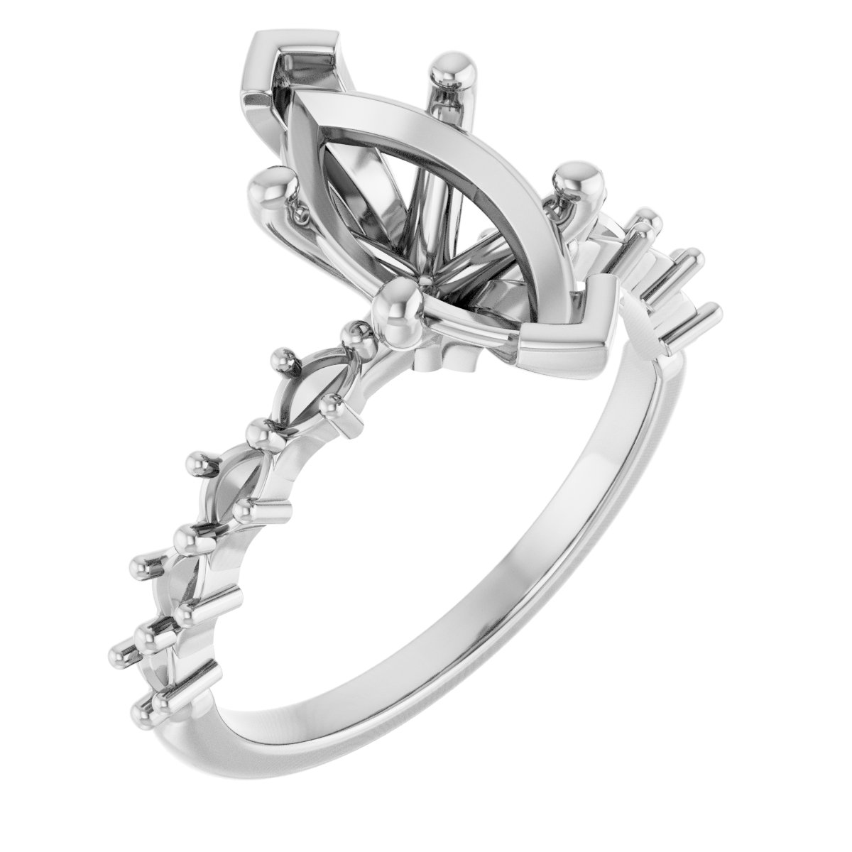 Accented Engagement Ring