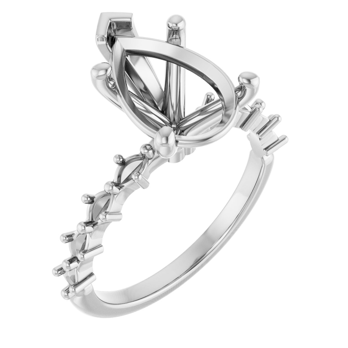 Accented Engagement Ring