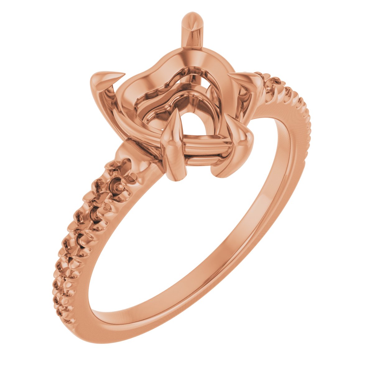 Claw-Prong Accented Ring