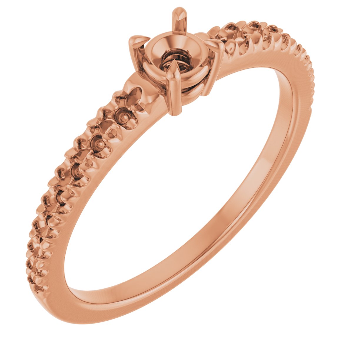 Claw-Prong Accented Ring