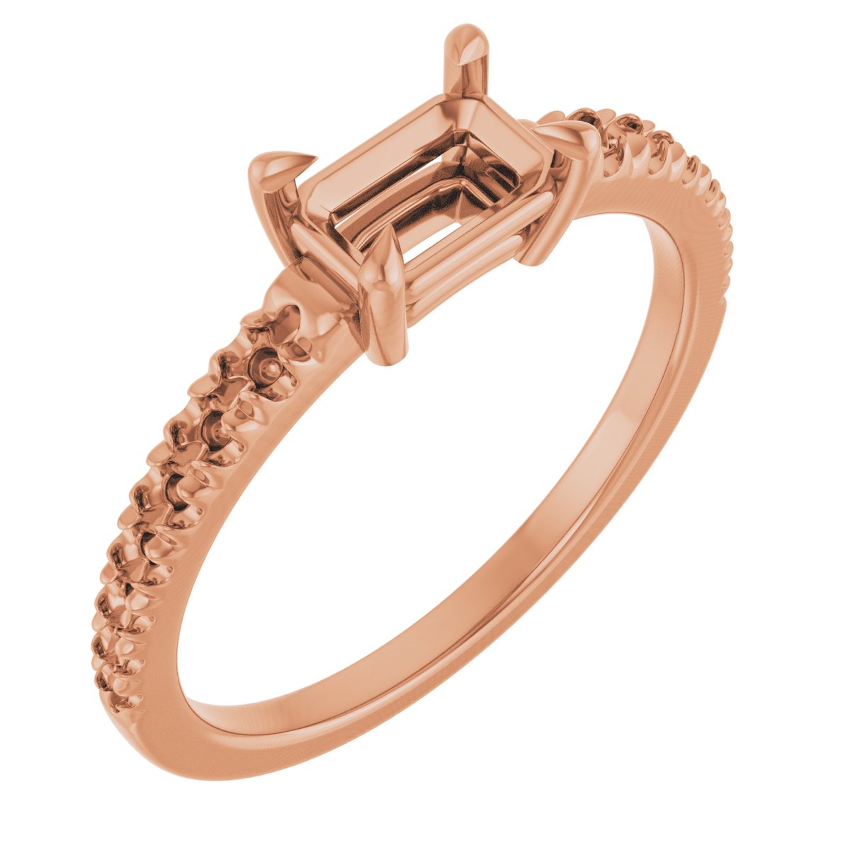 Claw-Prong Accented Ring