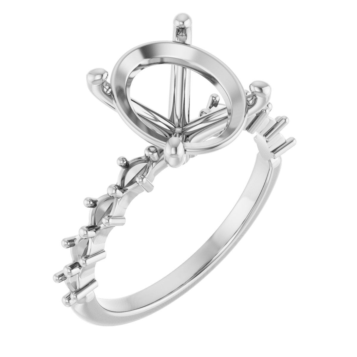 Accented Engagement Ring