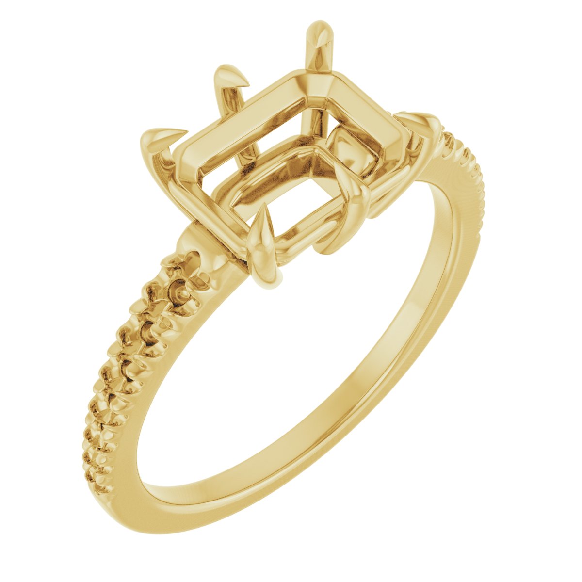 Claw-Prong Accented Ring
