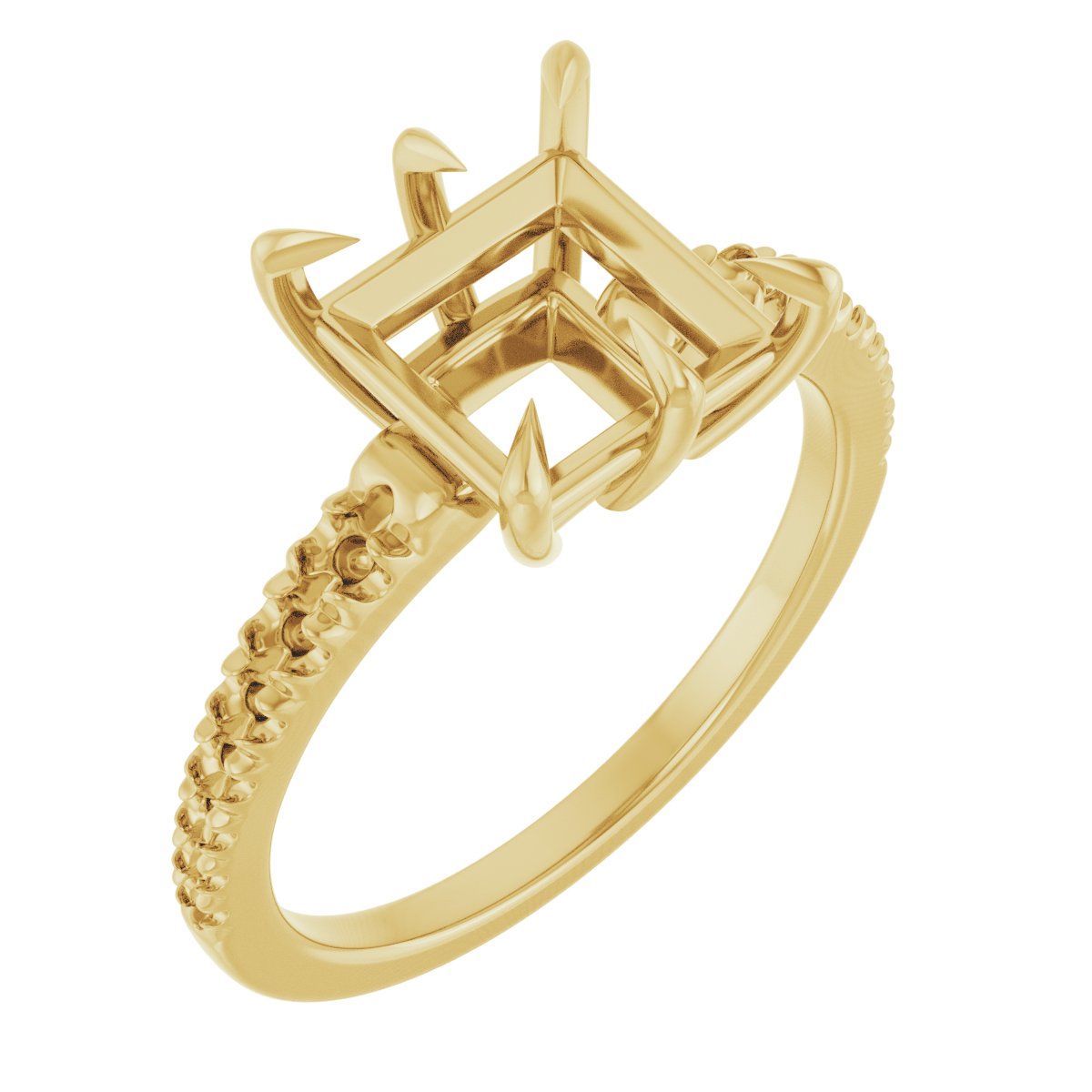 Claw-Prong Accented Ring