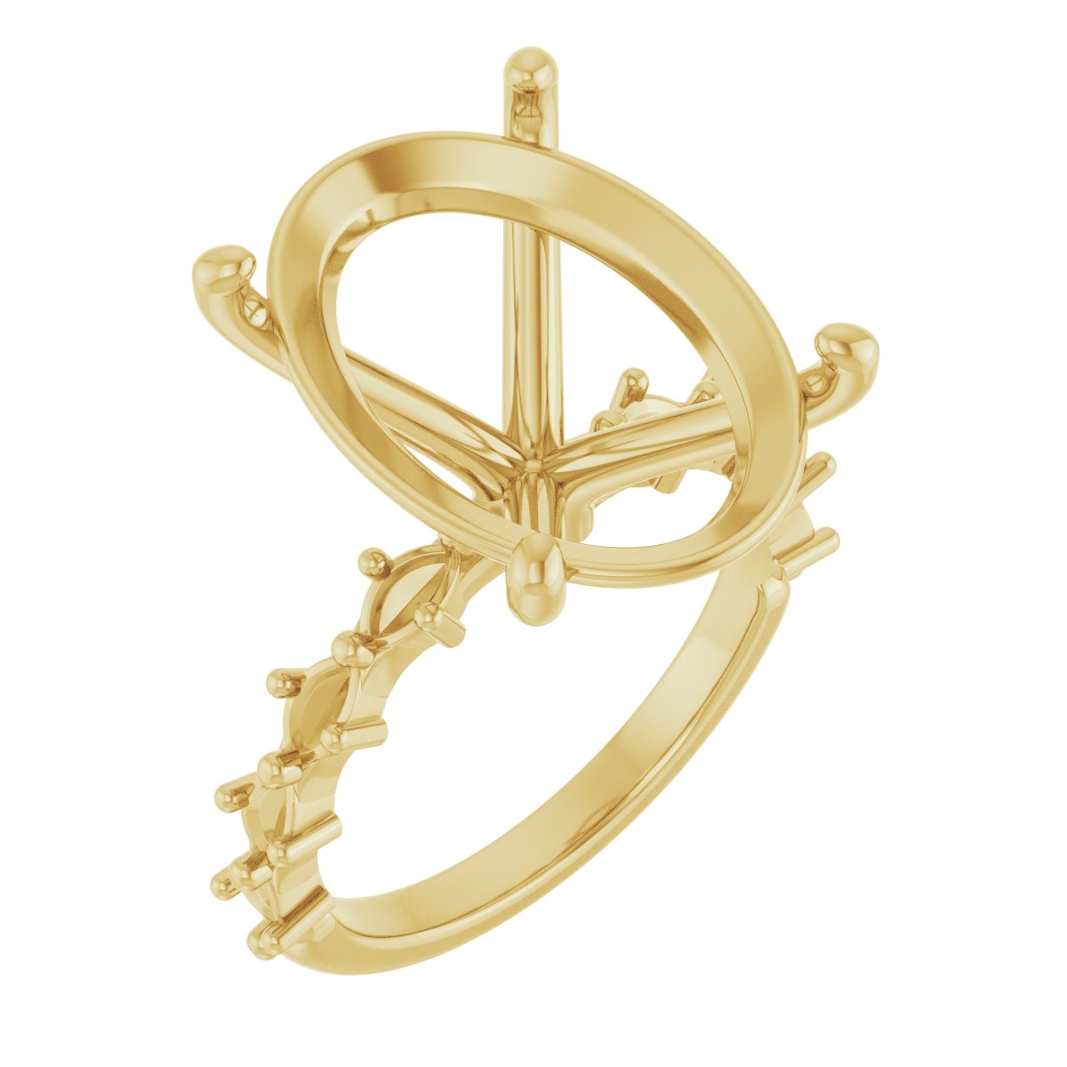 Accented Engagement Ring