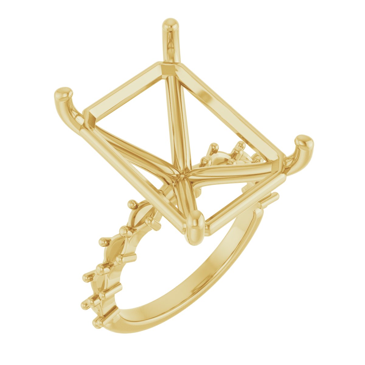 Accented Engagement Ring