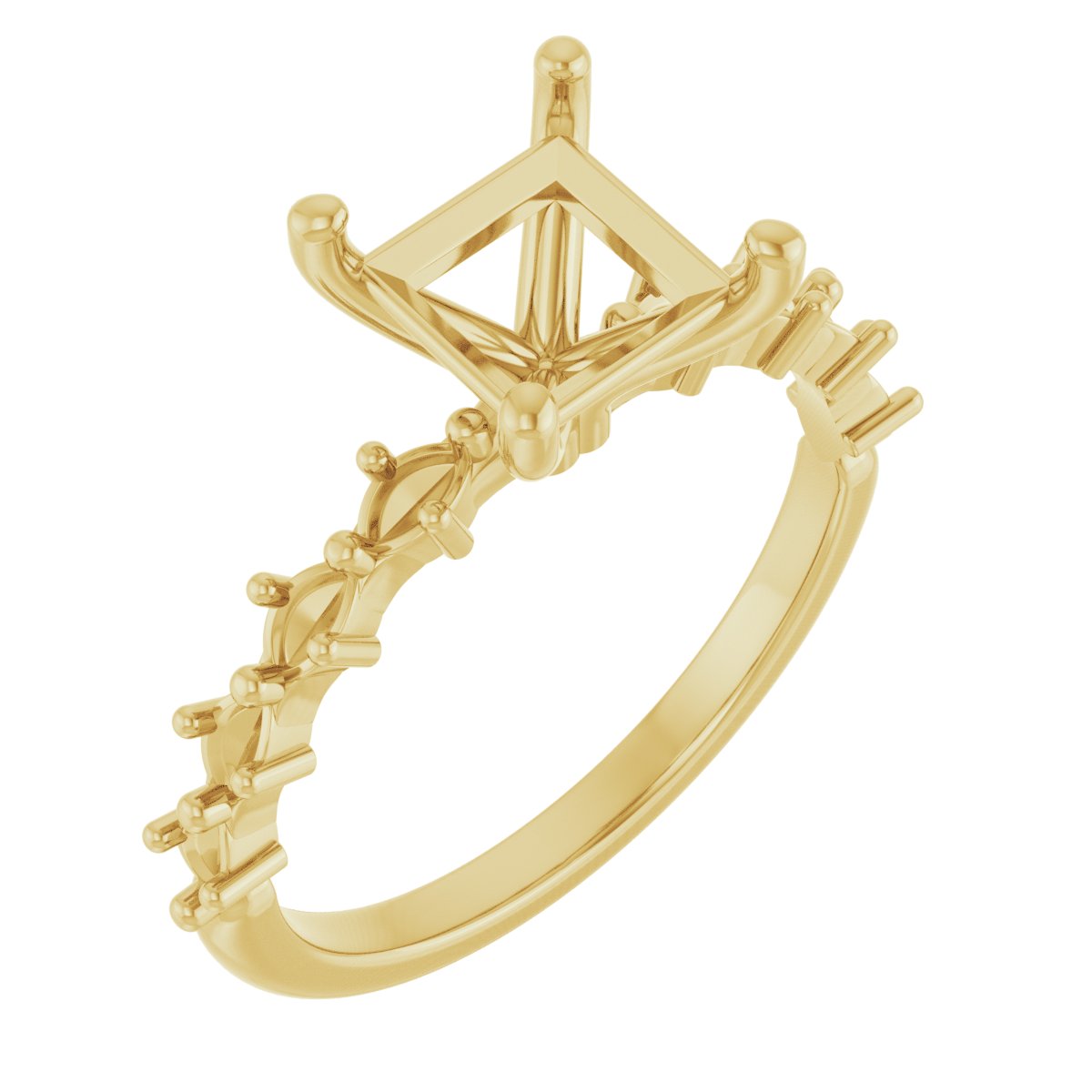 Accented Engagement Ring