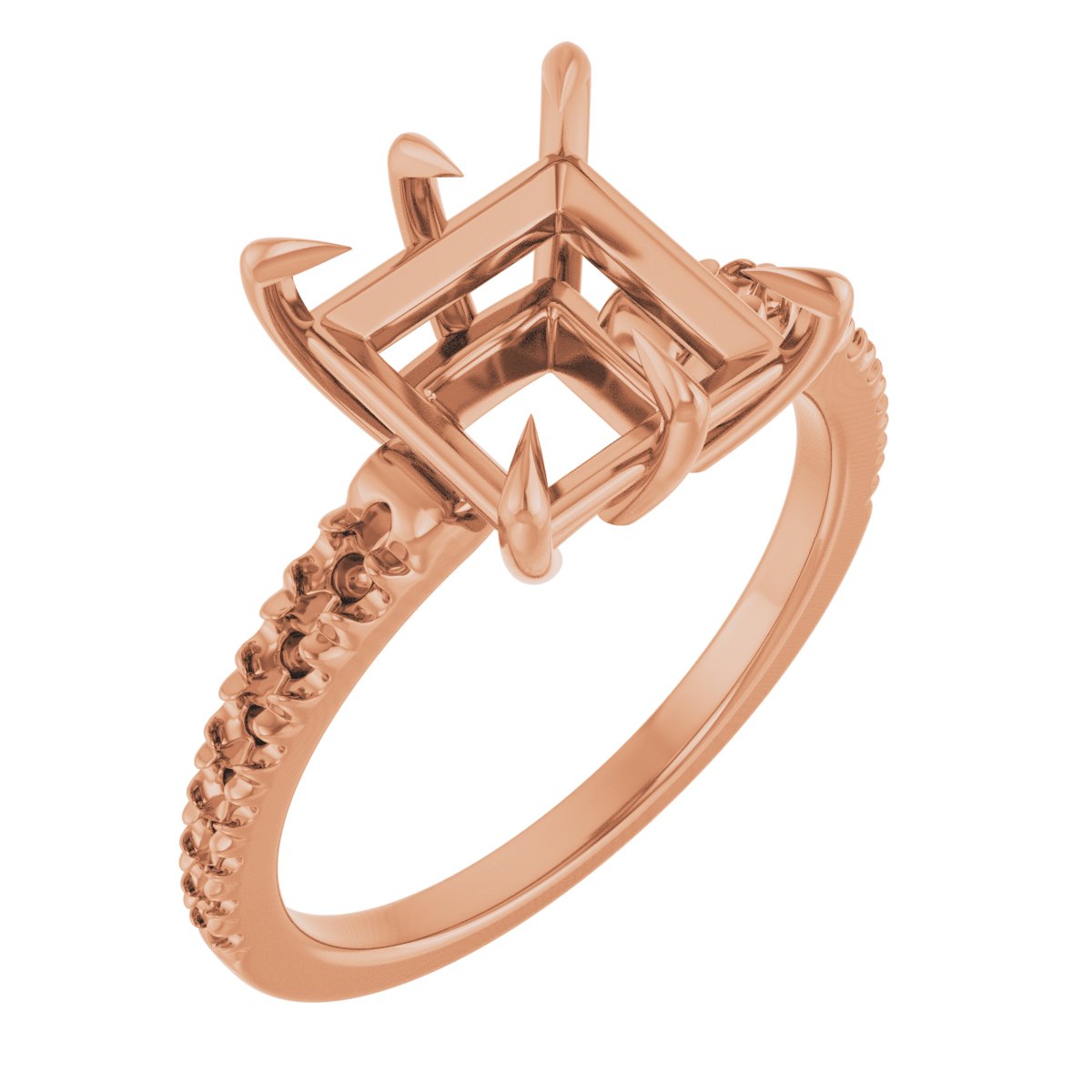 Claw-Prong Accented Ring