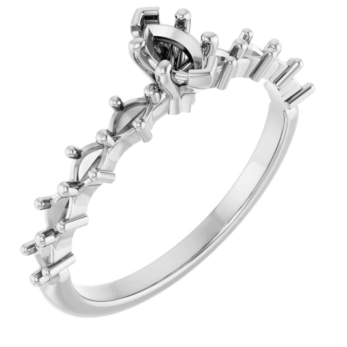 Accented Engagement Ring