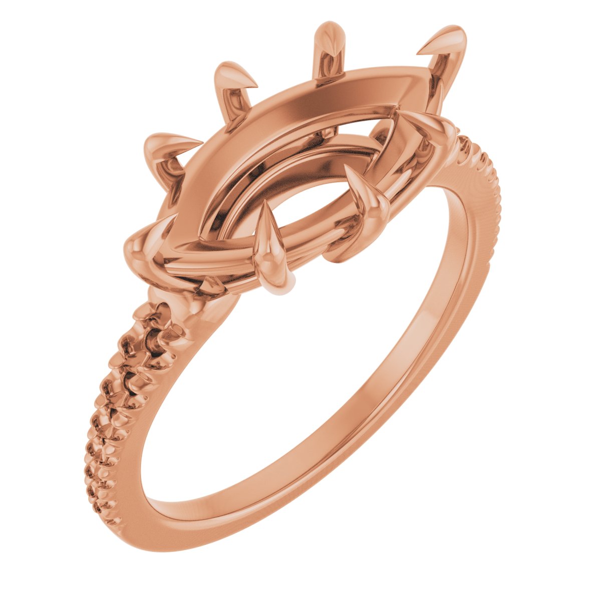 Claw-Prong Accented Ring