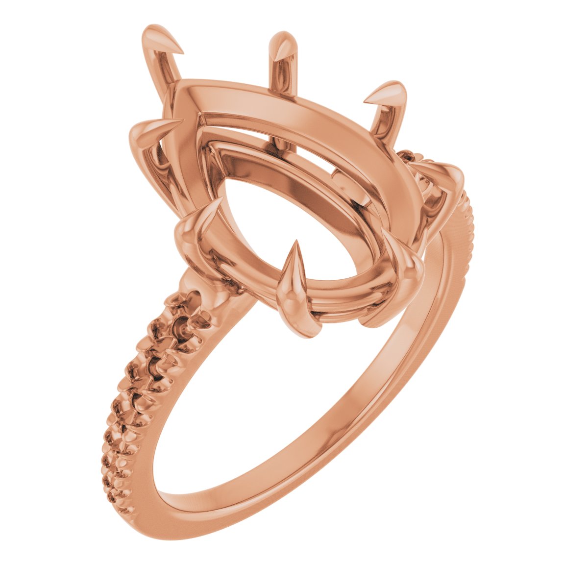 Claw-Prong Accented Ring