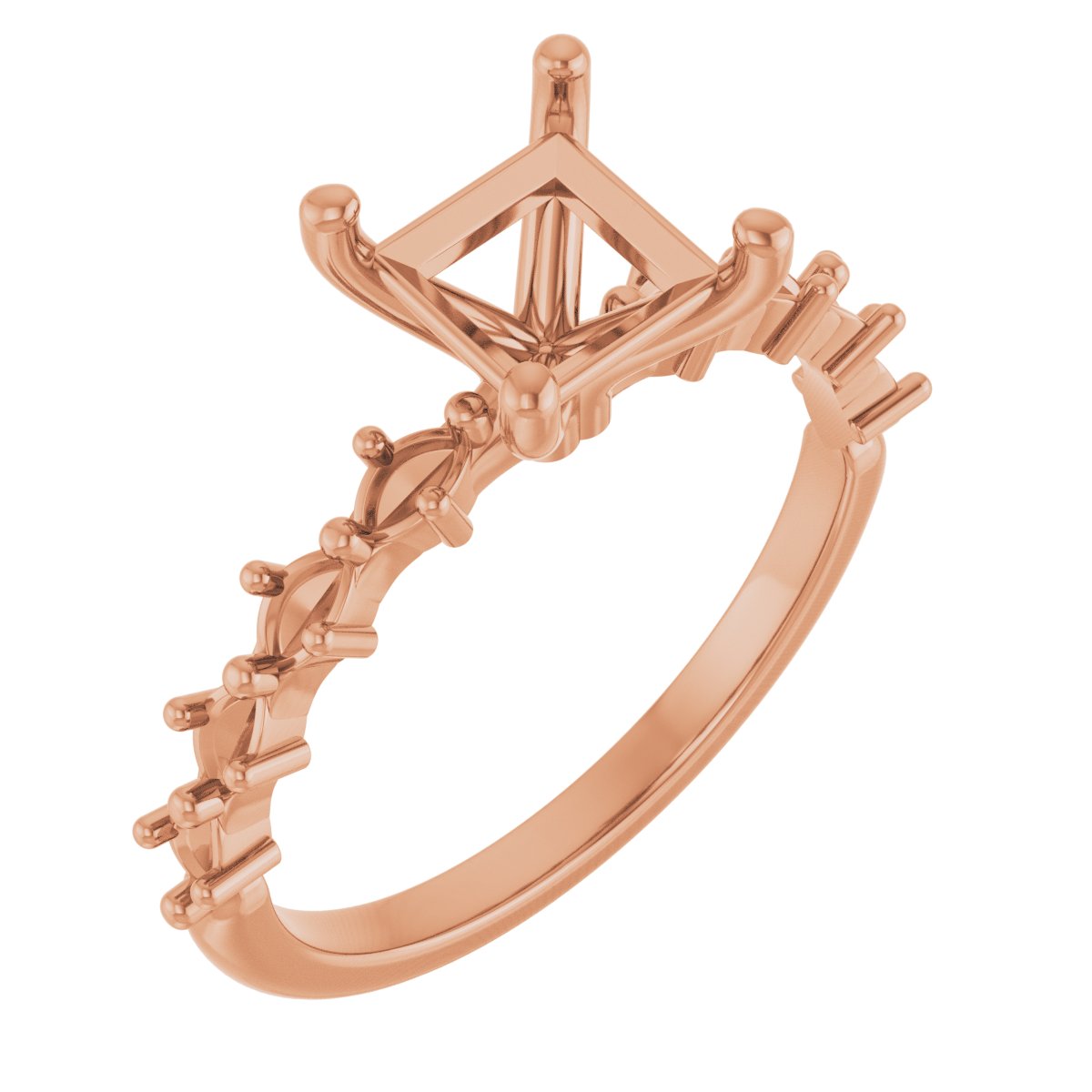 Accented Engagement Ring