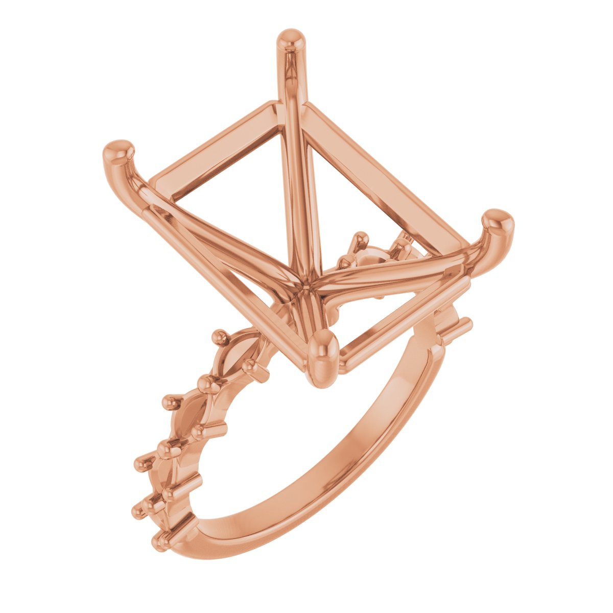 Accented Engagement Ring