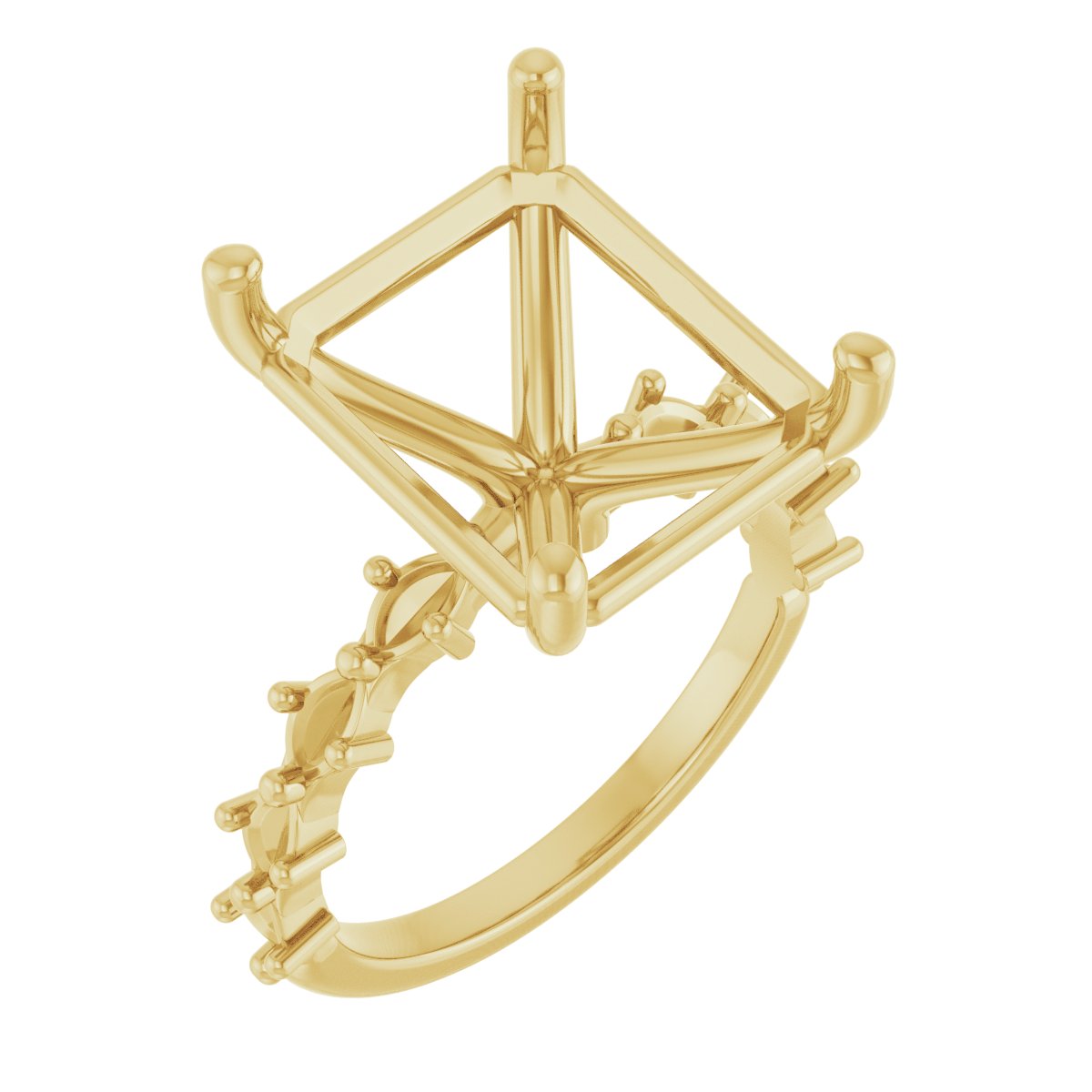 Accented Engagement Ring