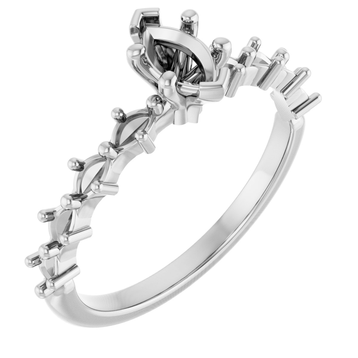 Accented Engagement Ring