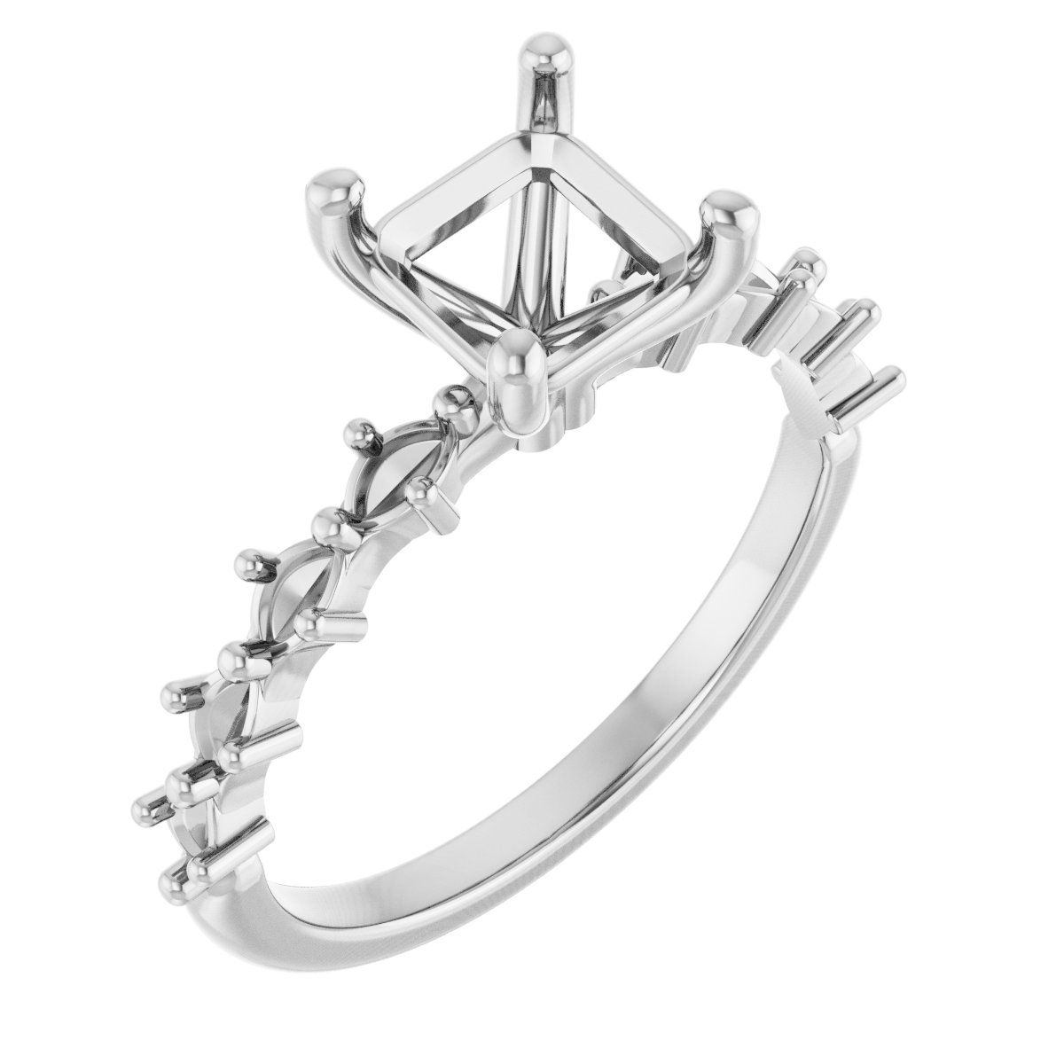 Accented Engagement Ring