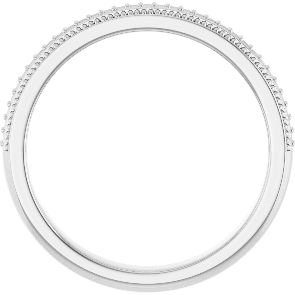 127508 / Band / 14K Yellow Gold / Semi-Set / Oval / 13 X 11 Mm / Polished / Band Mounting / G-H I1 view 2