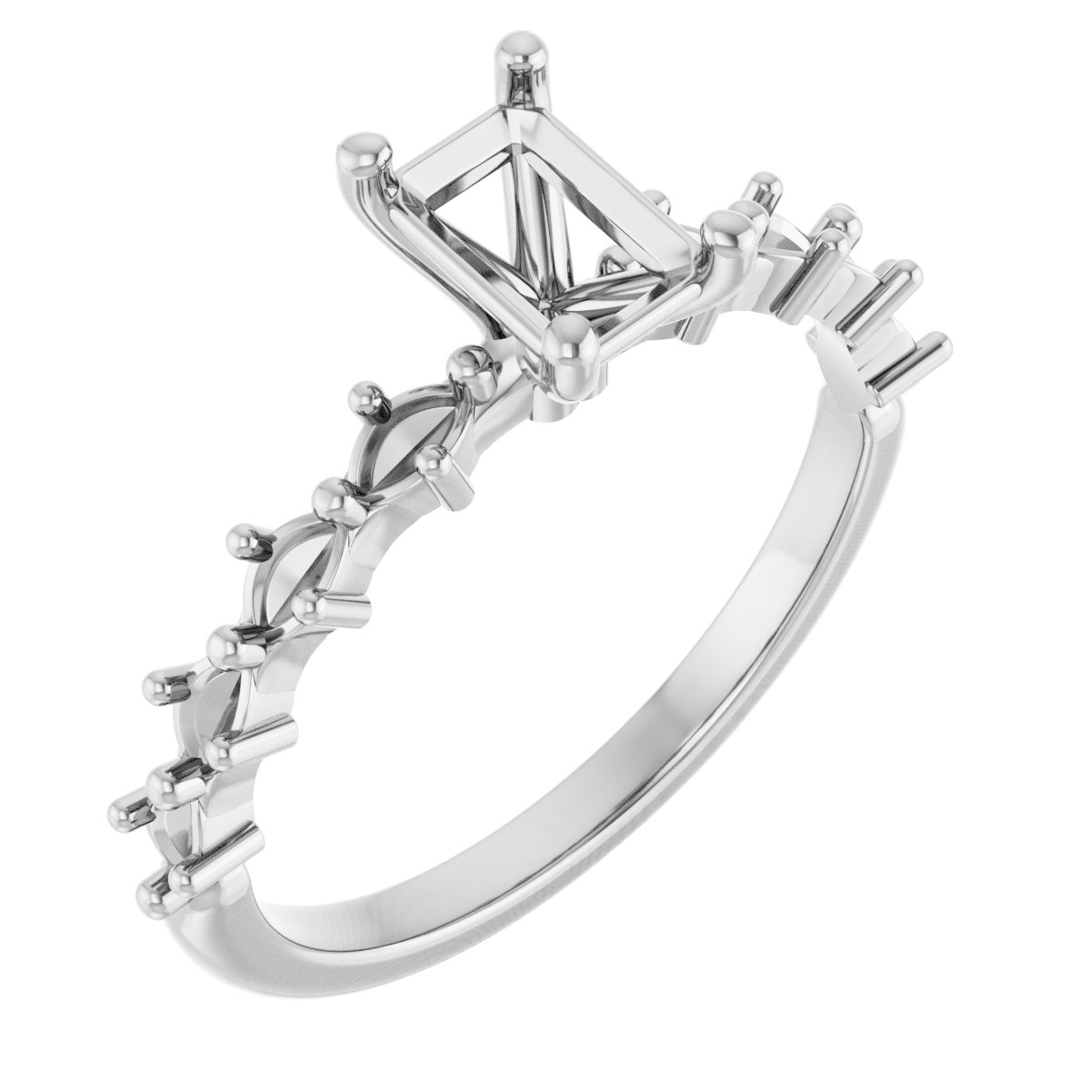 Accented Engagement Ring
