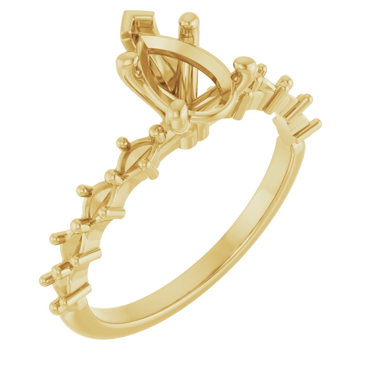 Accented Engagement Ring