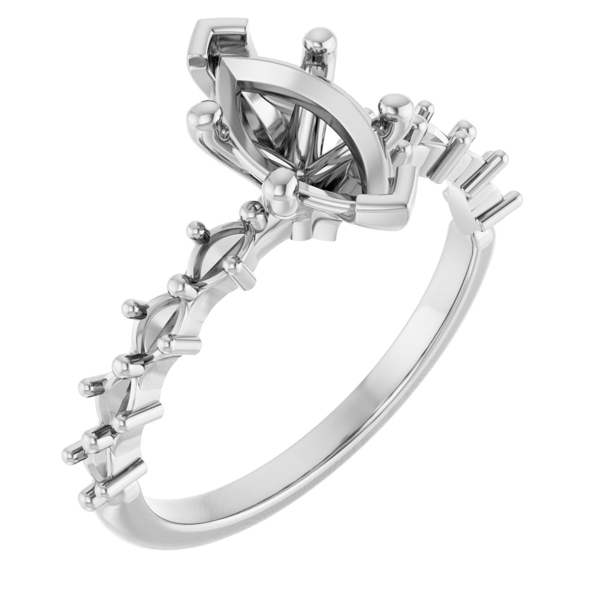 Accented Engagement Ring
