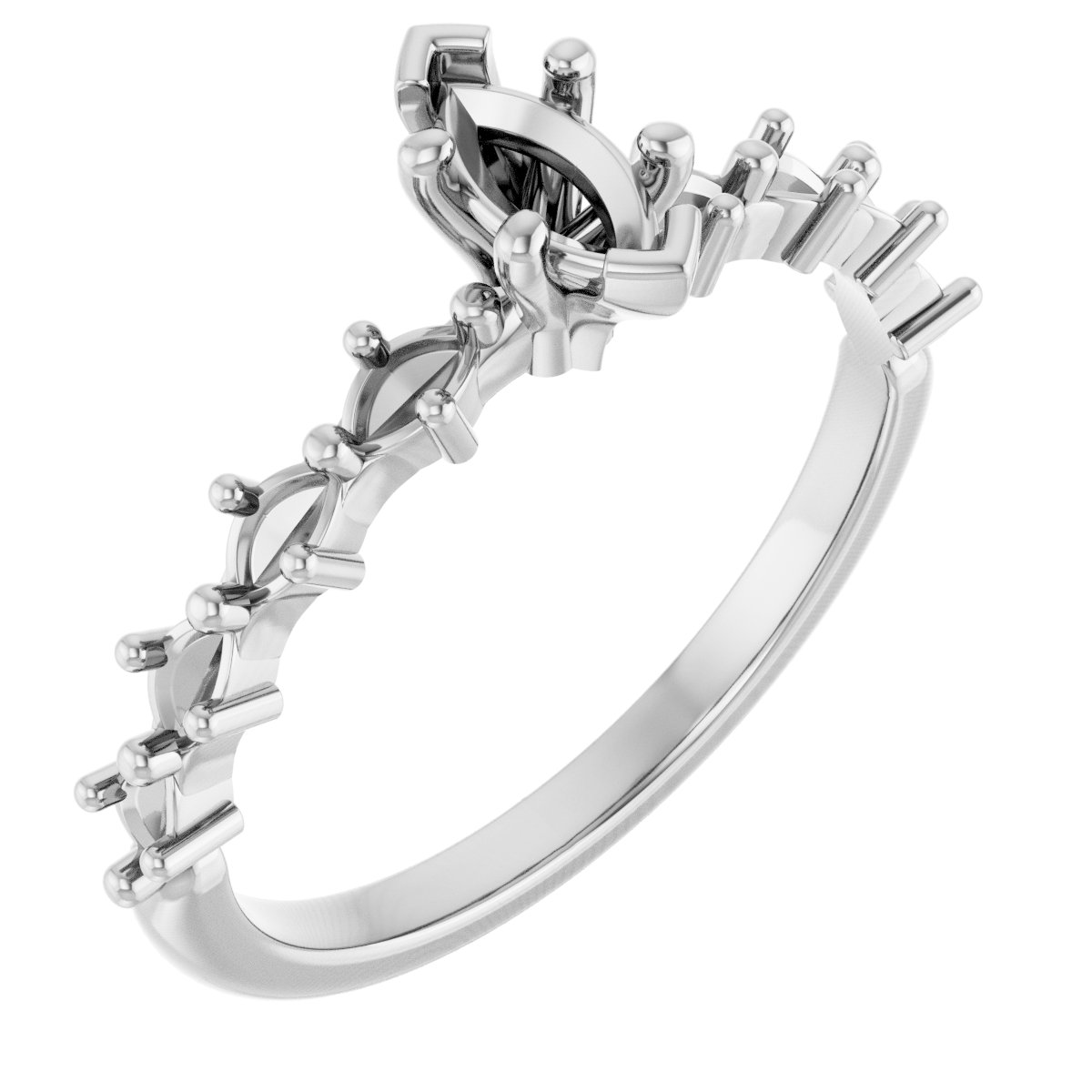 Accented Engagement Ring