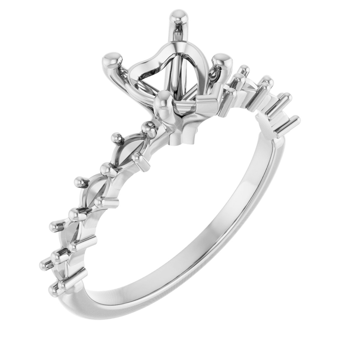 Accented Engagement Ring