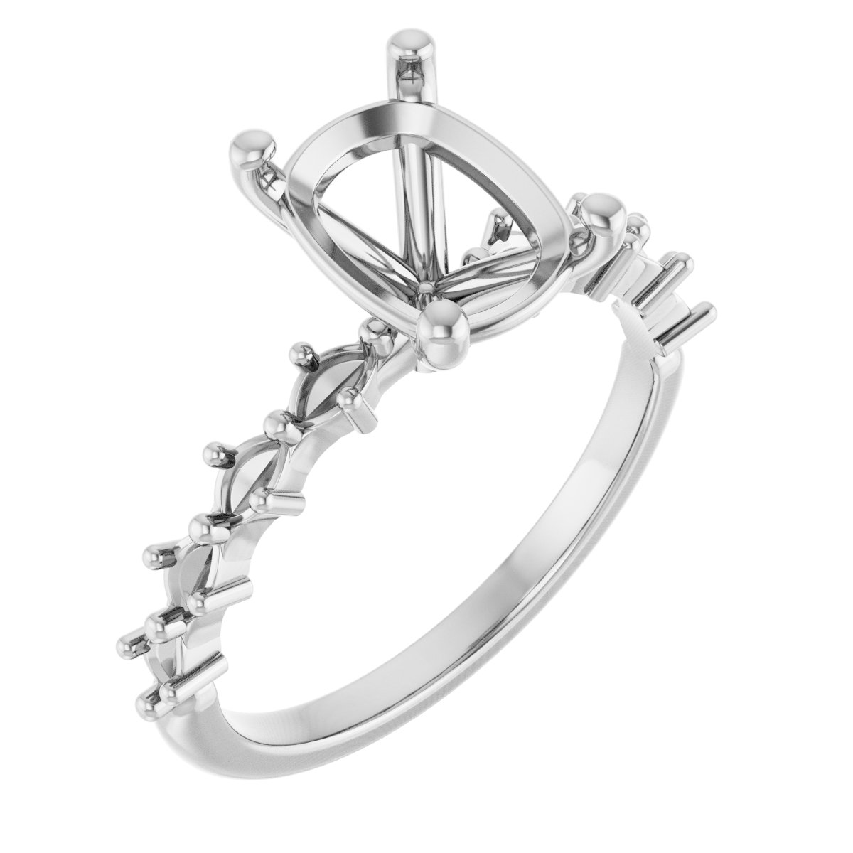 Accented Engagement Ring