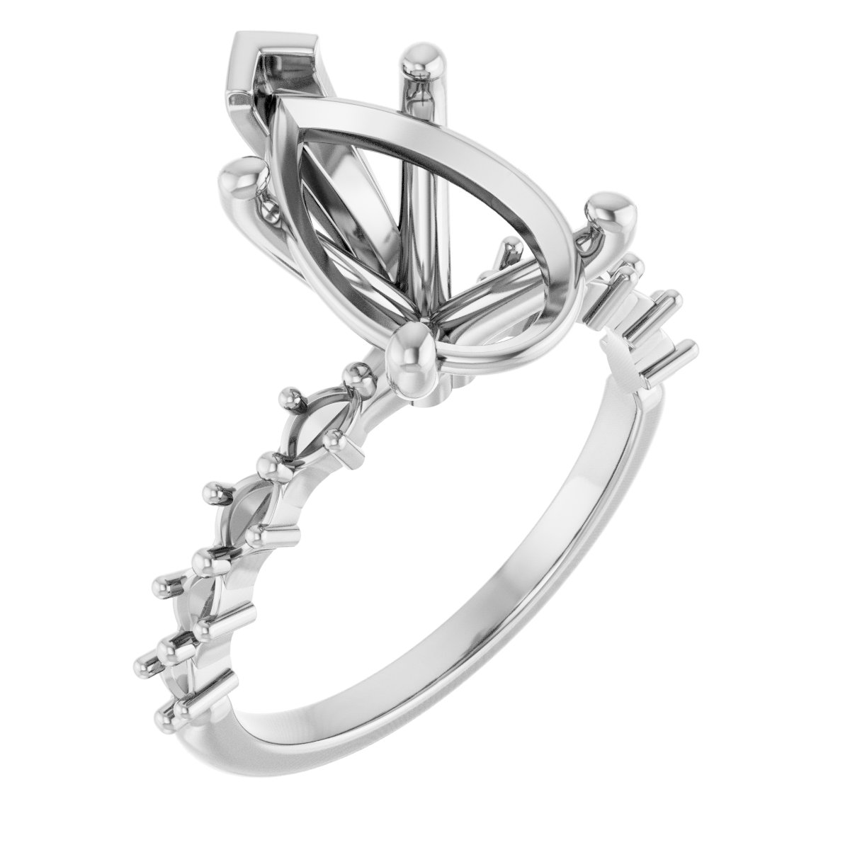 Accented Engagement Ring