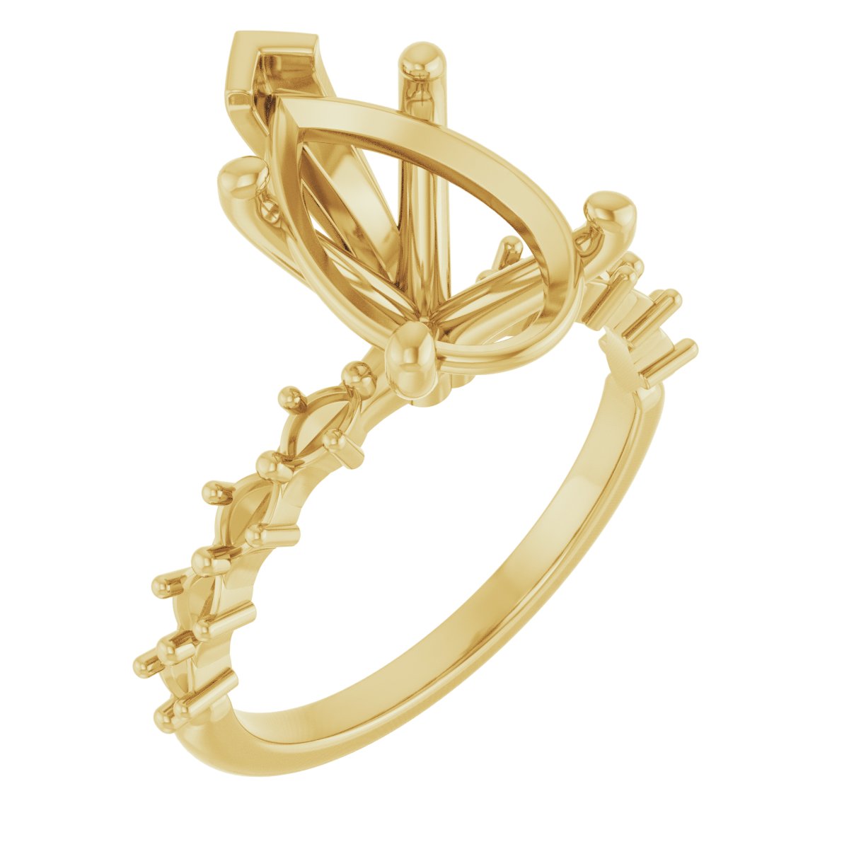 Accented Engagement Ring